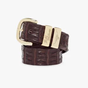 1 1/2" Leather Belt - Chestnut