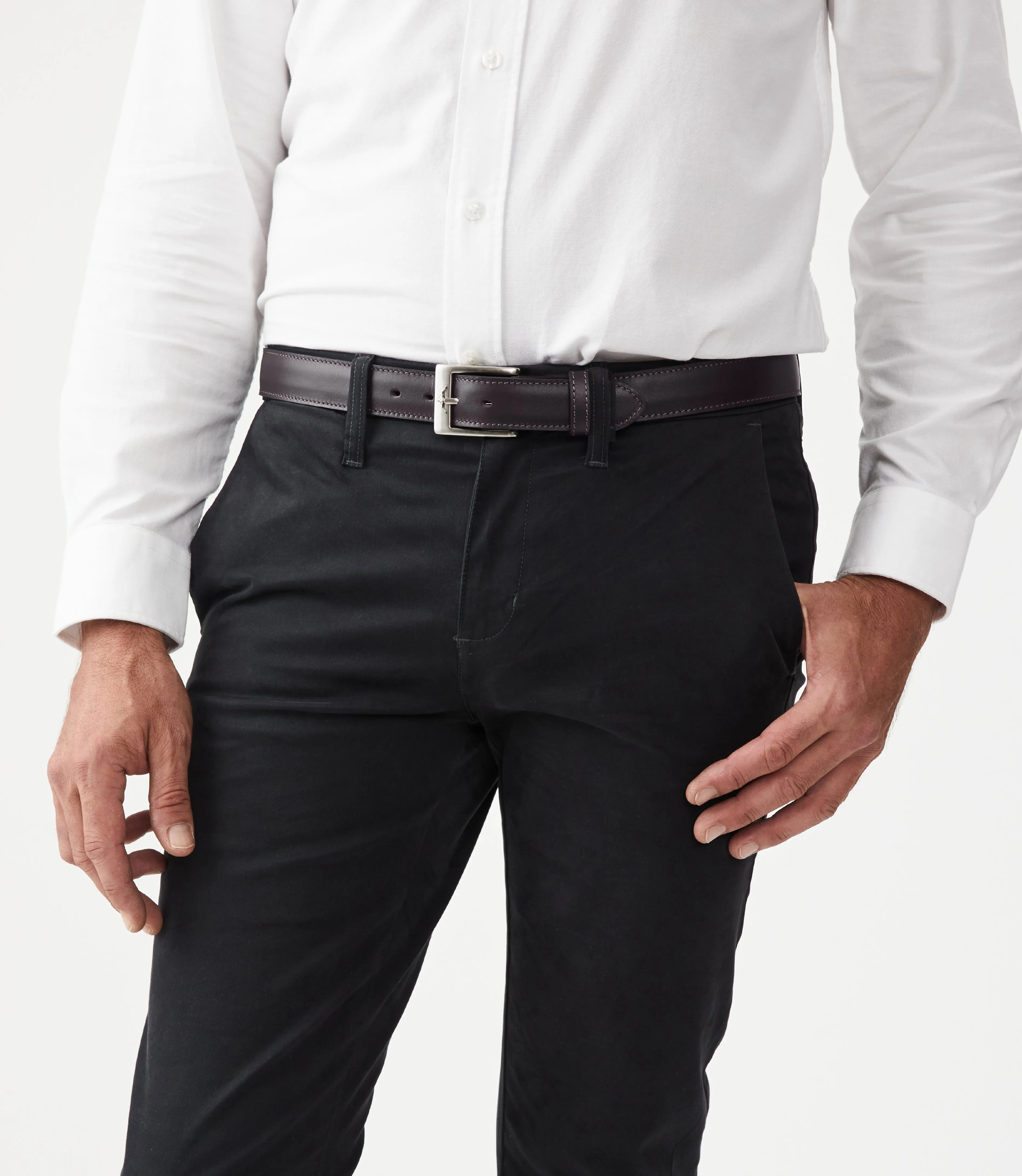 1 1/4" Men's Dress Belt - Black