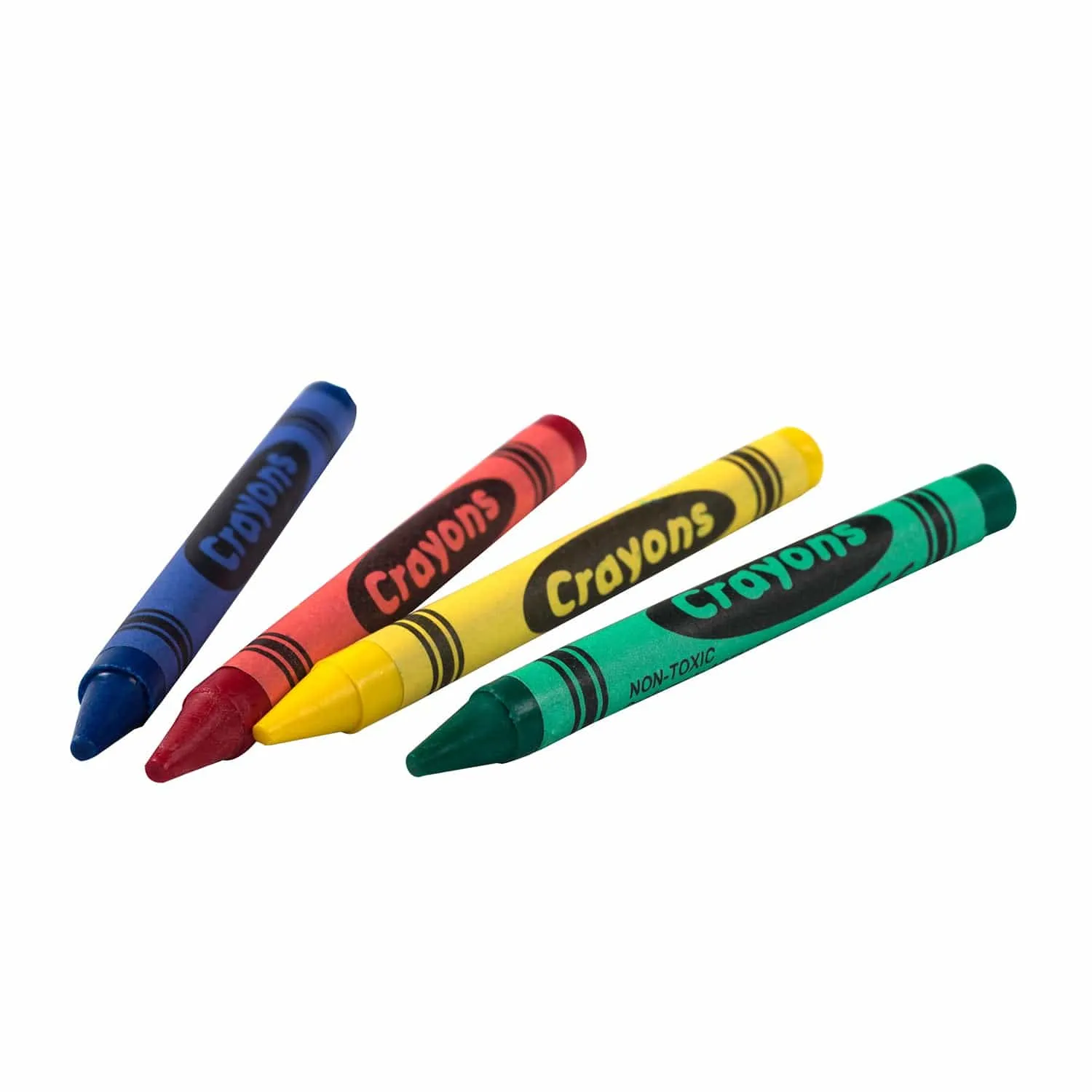 4-Color Pack Cello Wrapped Crayons, Case of 500