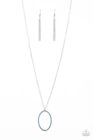 A Dazzling Distraction Blue Paparazzi Necklace