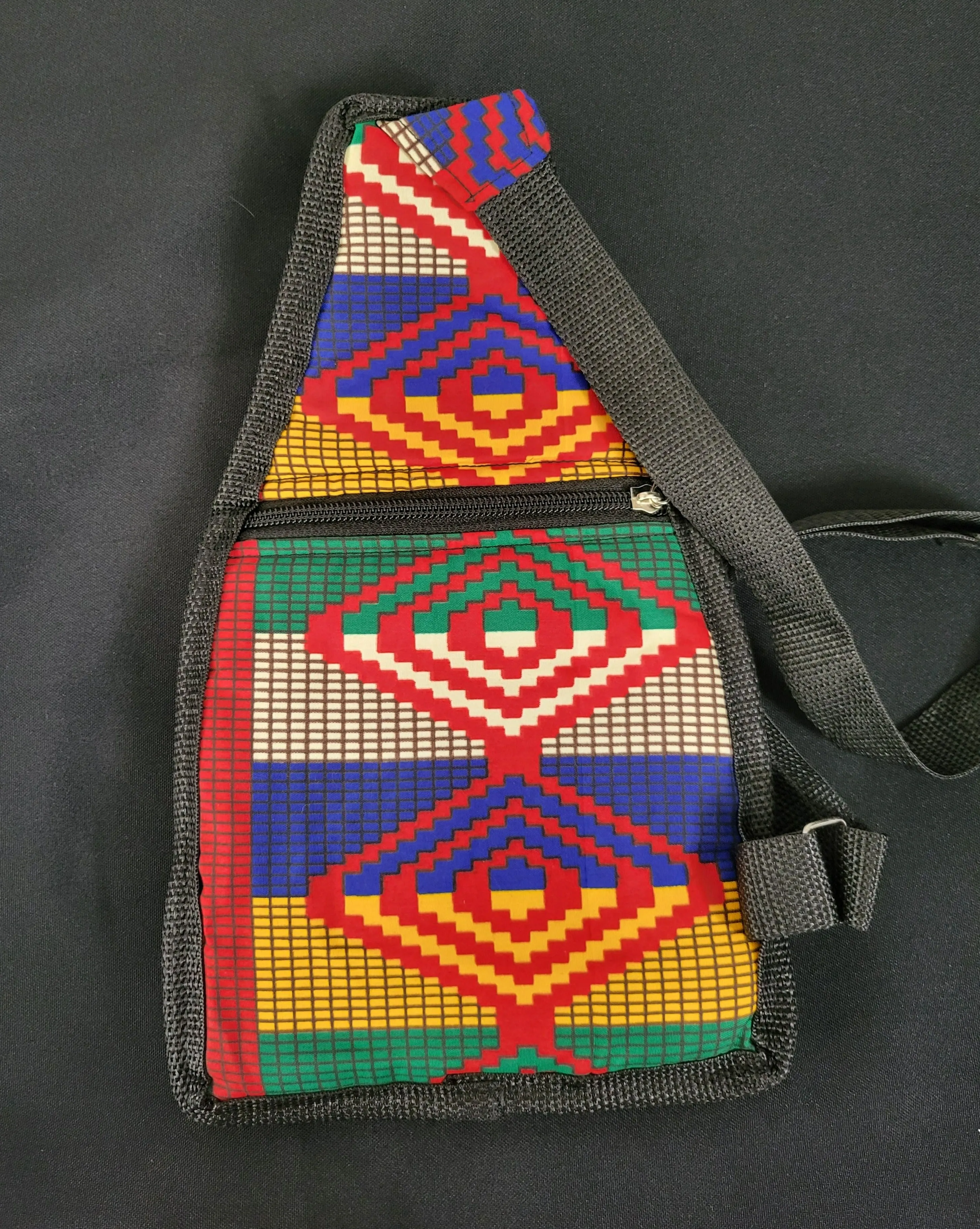 African Print Crossbody Fanny Packs