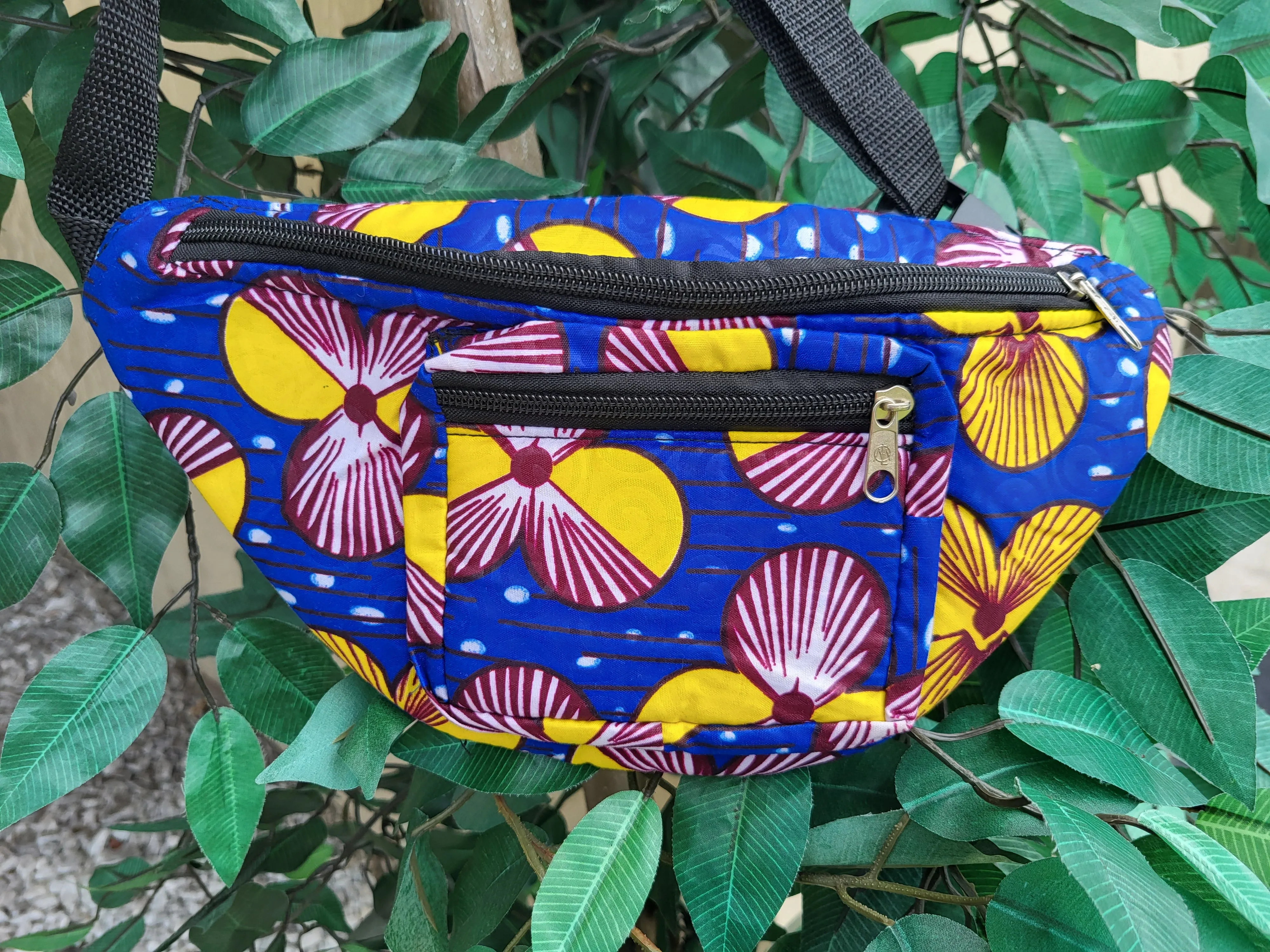 African Print Fanny Packs