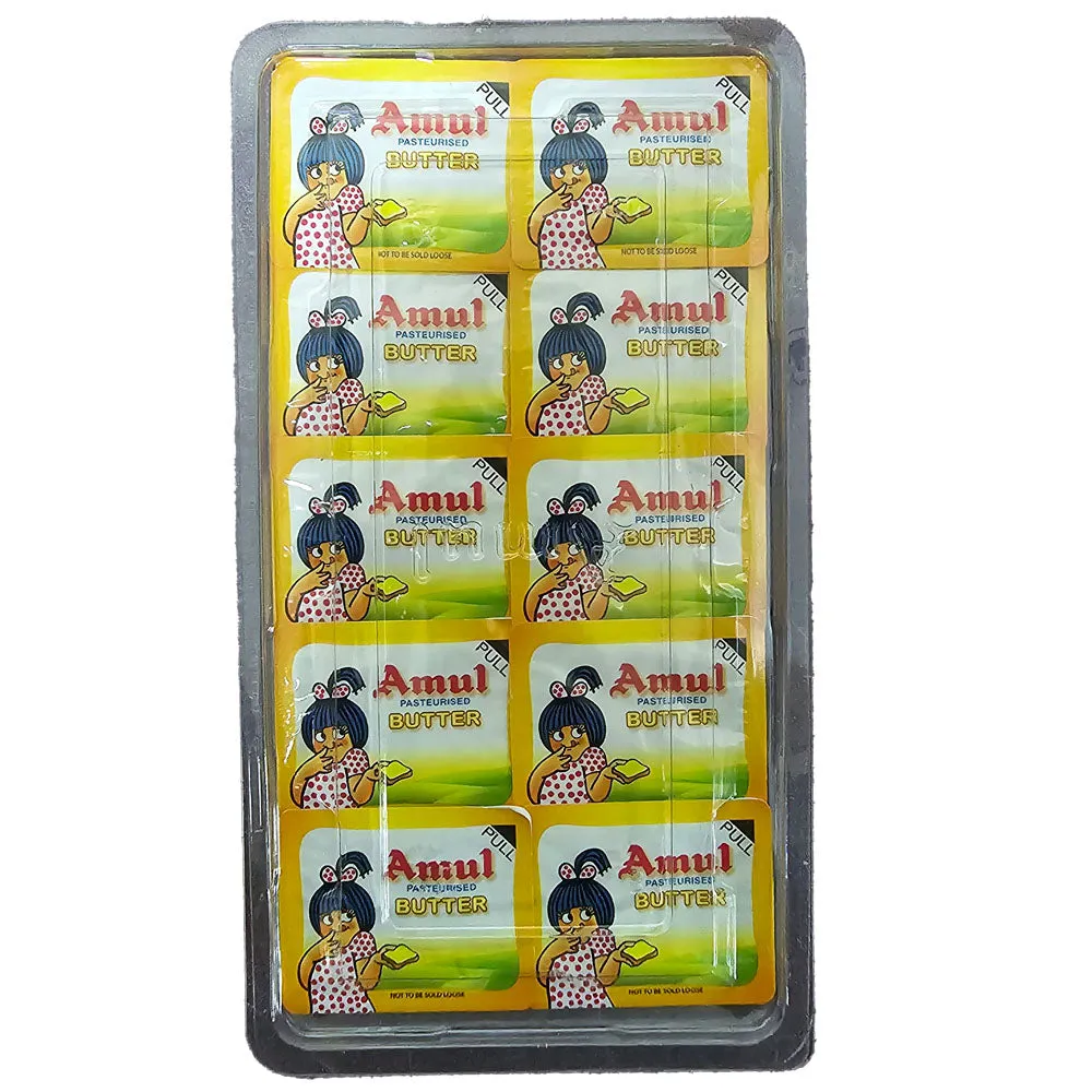 Amul Butter Blister Pack (10gm x 10pcs)