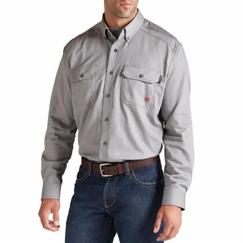 ARIAT - FR Silver Fox / Solid Work Shirt