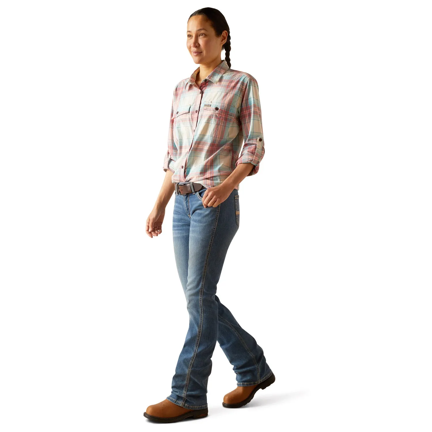 Ariat Women's Rebar Made Tough DuraStretch Work Shirt