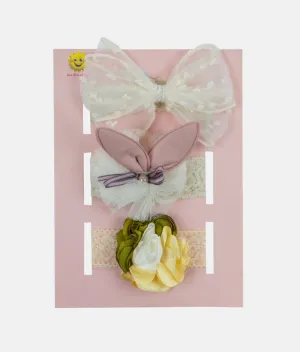 Assorted Baby Headband - Yellow Flower