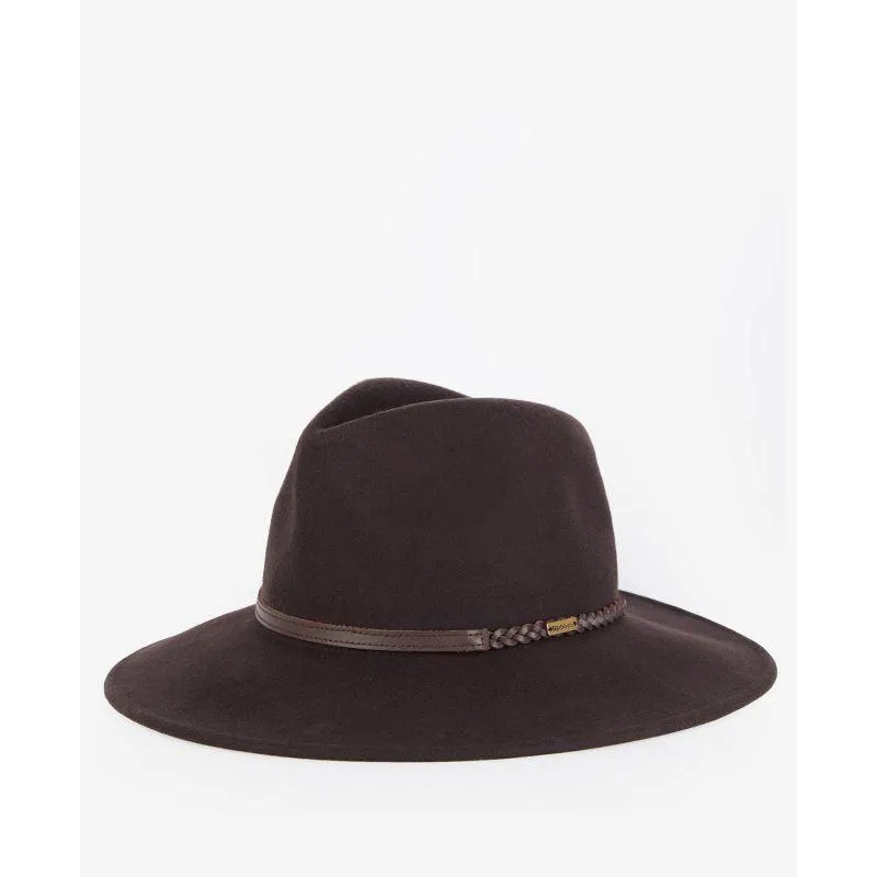 Barbour Tack Ladies Fedora - Chocolate/Praline