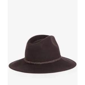 Barbour Tack Ladies Fedora - Chocolate/Praline