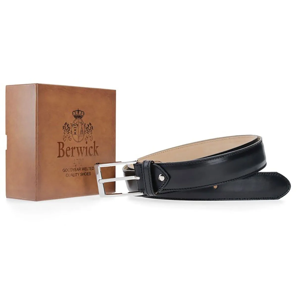 BERWICK 1707 Calf Leather Belt