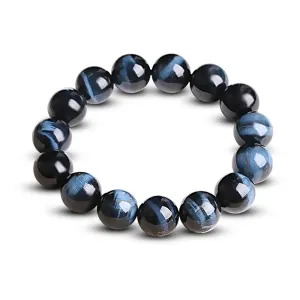 Blue-Tigers-Eye Protection & Wealth Bracelet