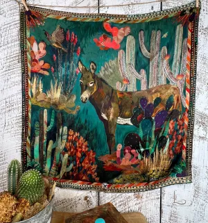 Burro Country ~ Shorty Silk Wild Rag