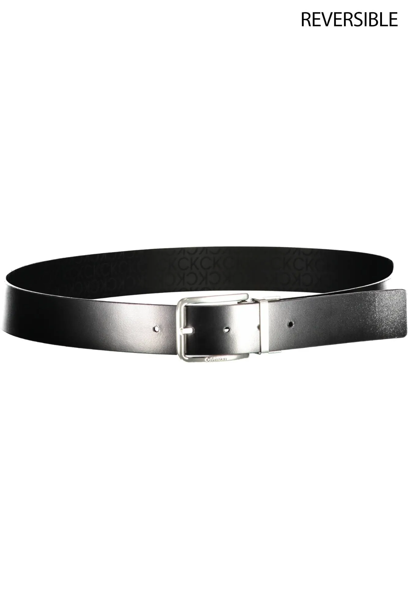 Calvin Klein Black Polyester Men Belt