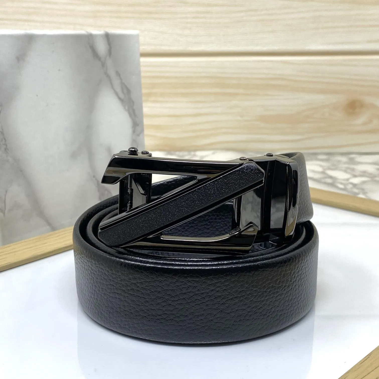 Casual Z-Shape Two Tone Adjustable Auto Belt For Men-JonasParamount