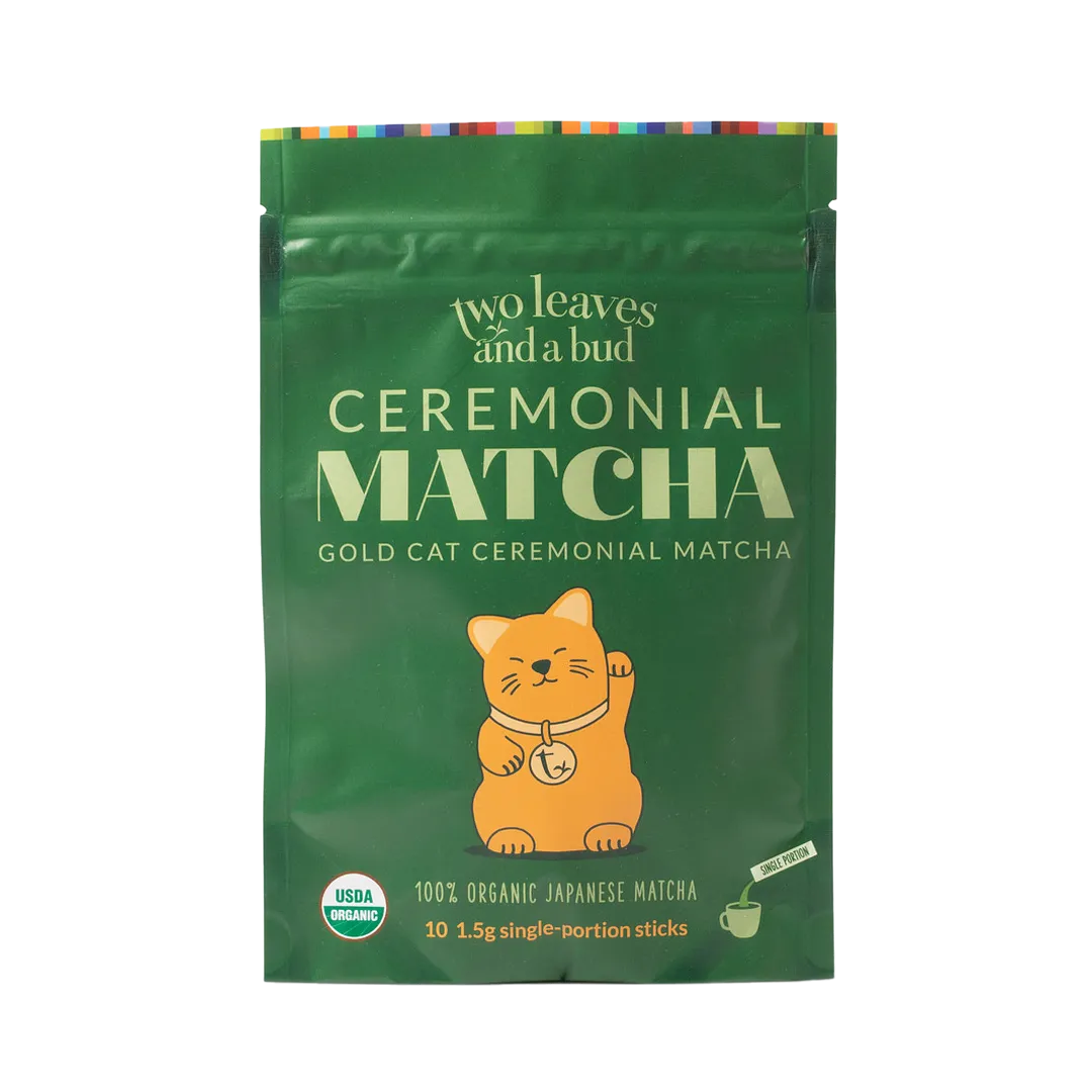 Ceremonial Matcha Tea Single-Serve Sticks