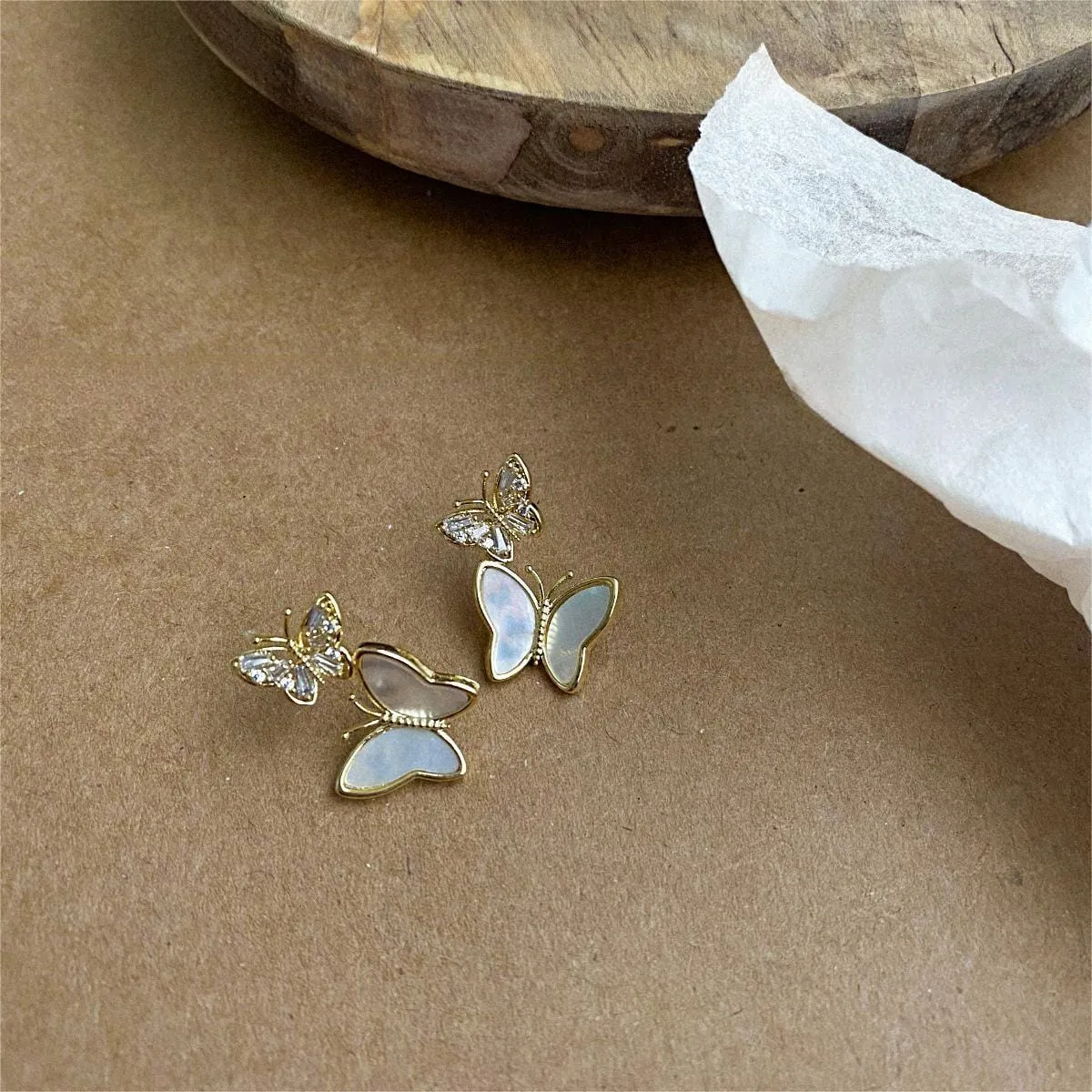 Chic Elegant Butterfly Dangle Earrings