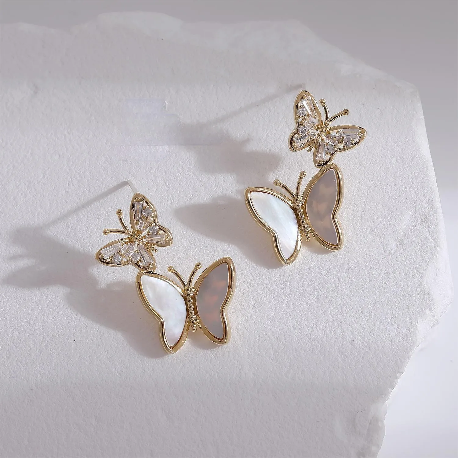 Chic Elegant Butterfly Dangle Earrings