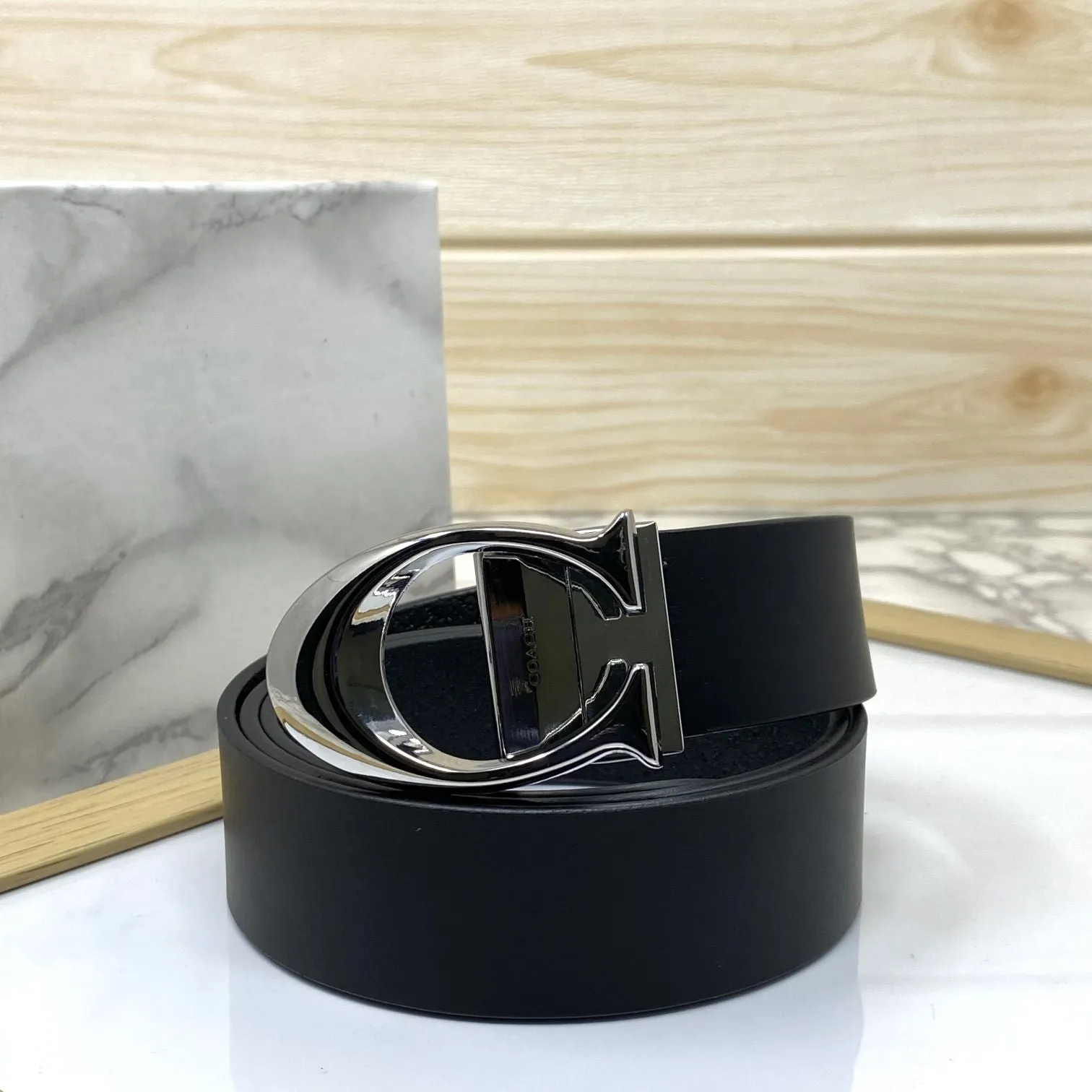 Classy Curve C Design Casual  Genuine Leather Belt-Jonasparamount