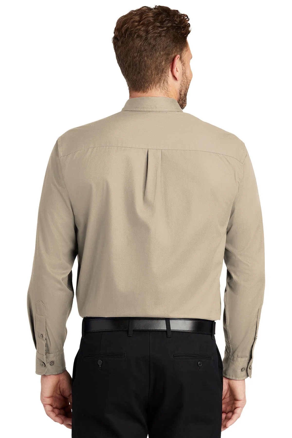 CornerStone Long Sleeve SuperPro Twill Shirt, Stone