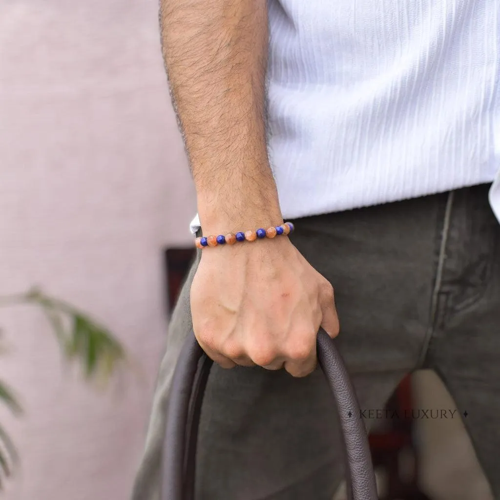 Creativity - Sunstone & Lapis Lazuli Bracelet