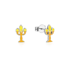 Disney Stainless Steel Beauty And The Beast Stud Earrings