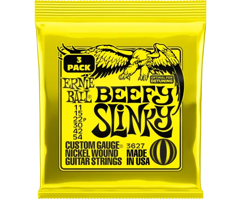 Ernie Ball 3627EB Beefy Slinky Electric Strings 11-54 3-Pack