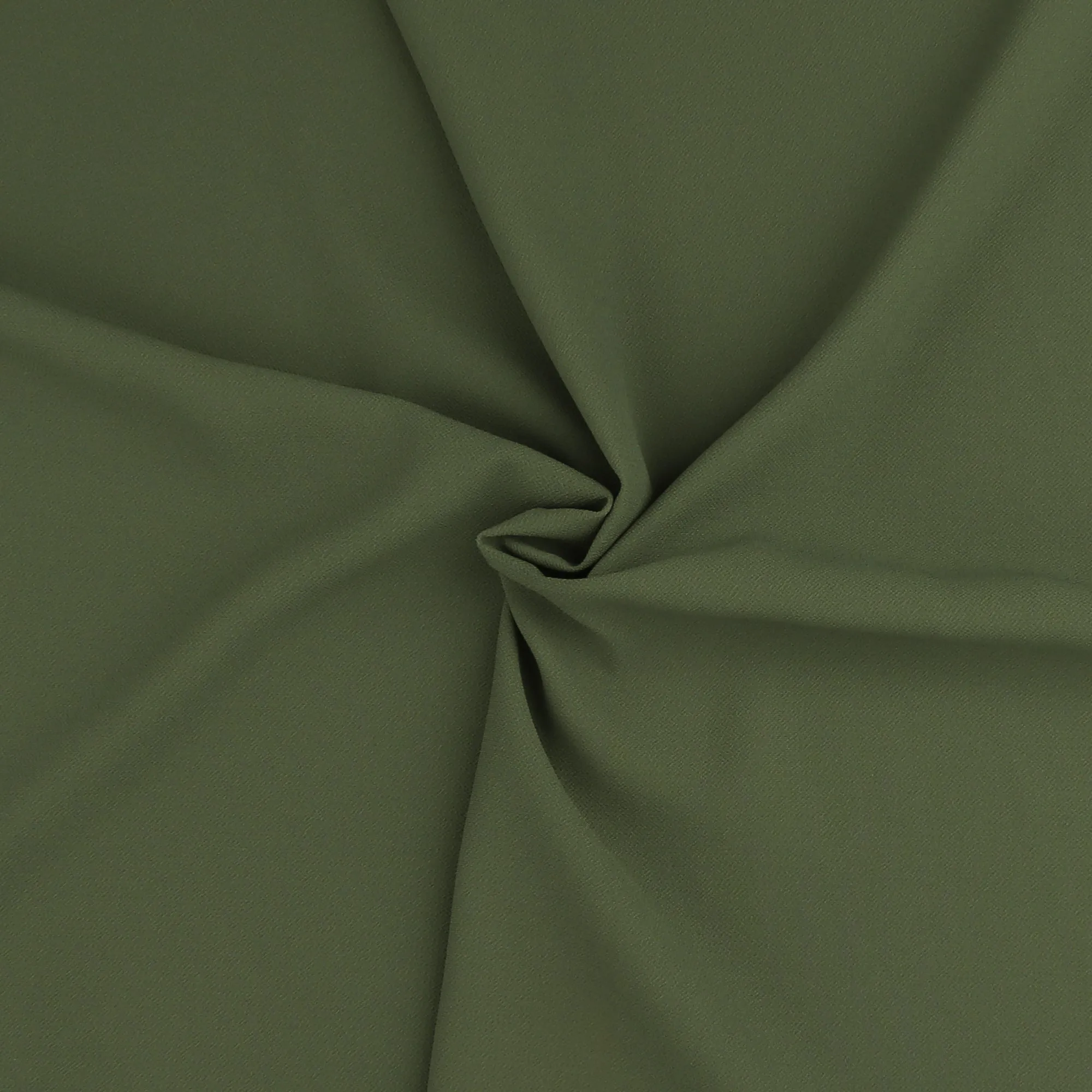 European Sample Collection - Light Weight Textured Polyester - 020 - Army Green