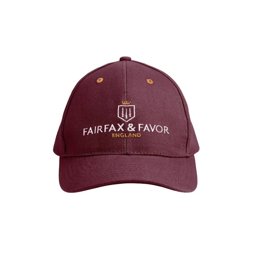 Fairfax & Favor Signature Baseball Cap - Burgundy