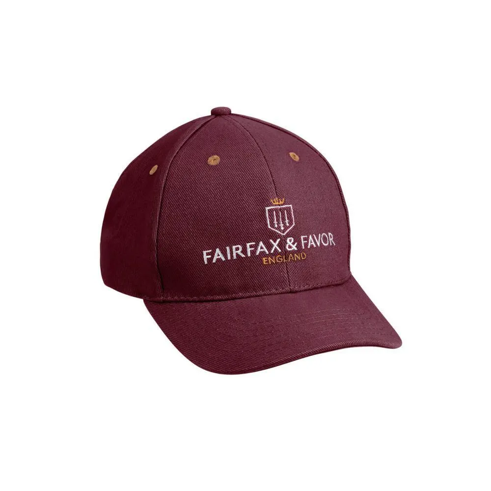 Fairfax & Favor Signature Baseball Cap - Burgundy