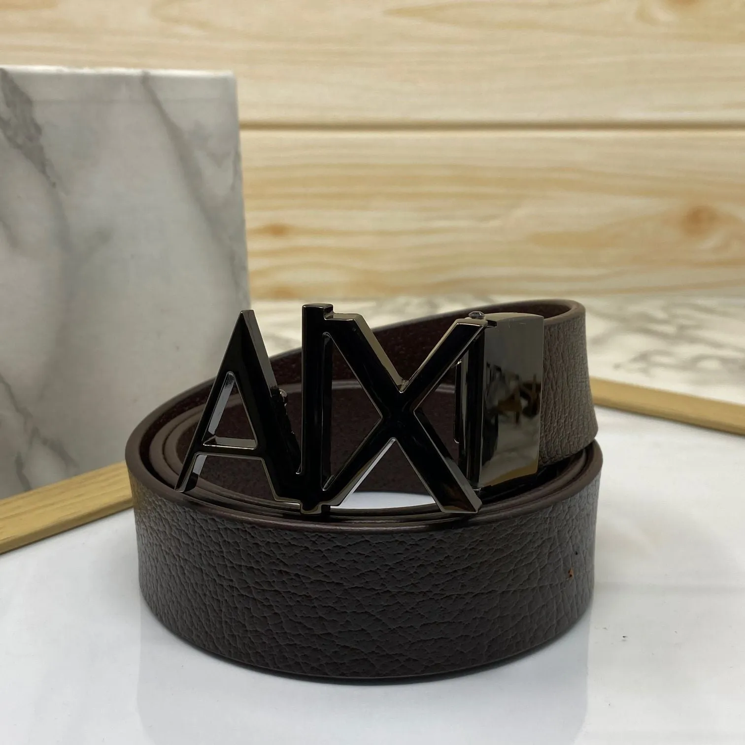 Fashionable AIX Leather Strap Belt -JonasParamount