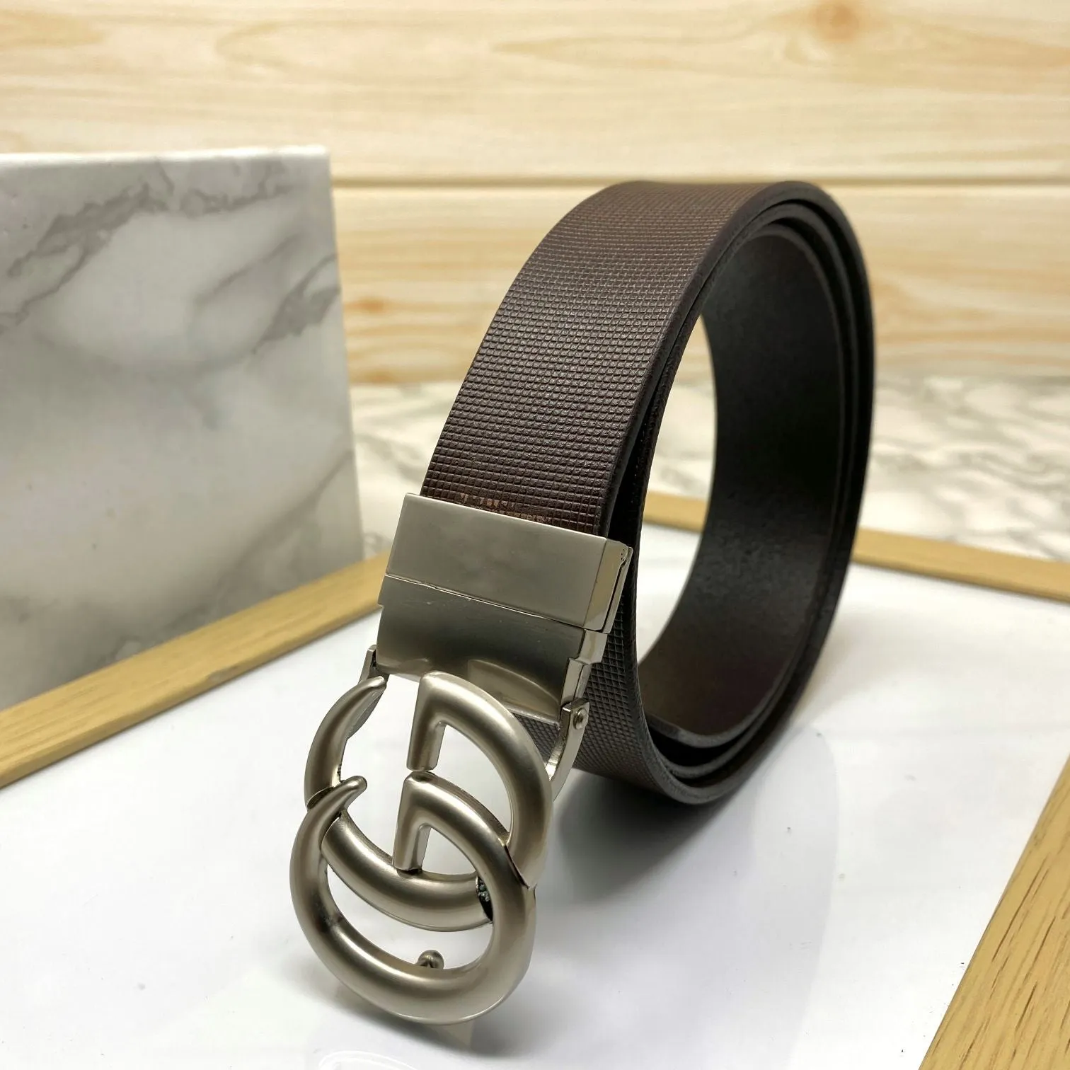 Formal and Casual GG Leather Strap Belt-JonasParamount