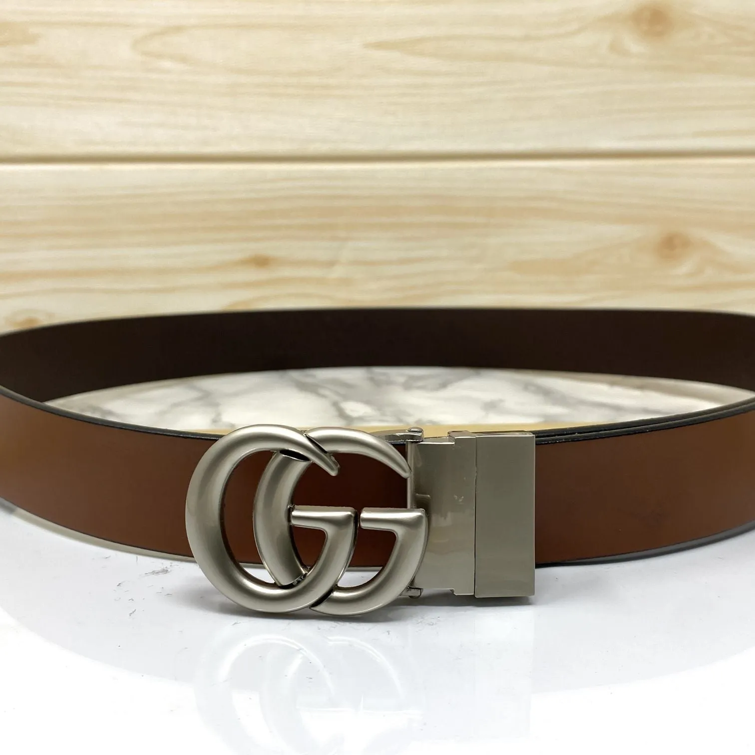 Formal and Casual GG Leather Strap Belt-JonasParamount