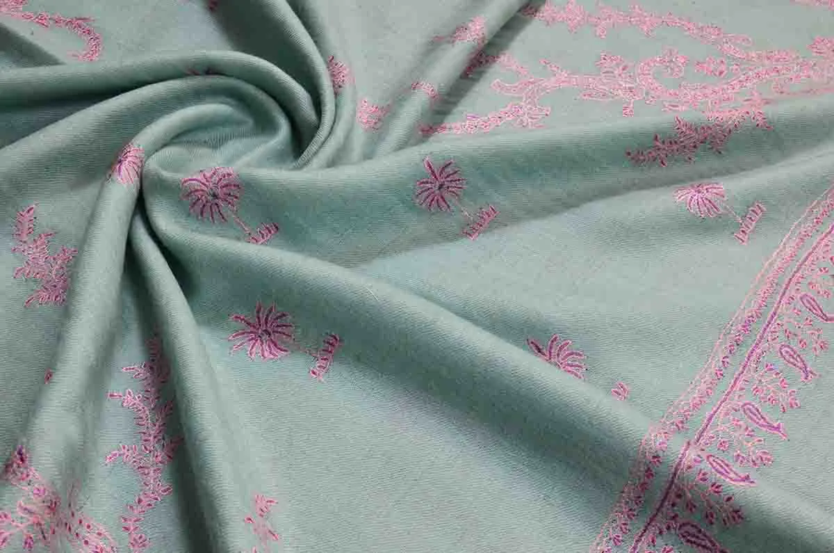 full embroidery stole - 4832