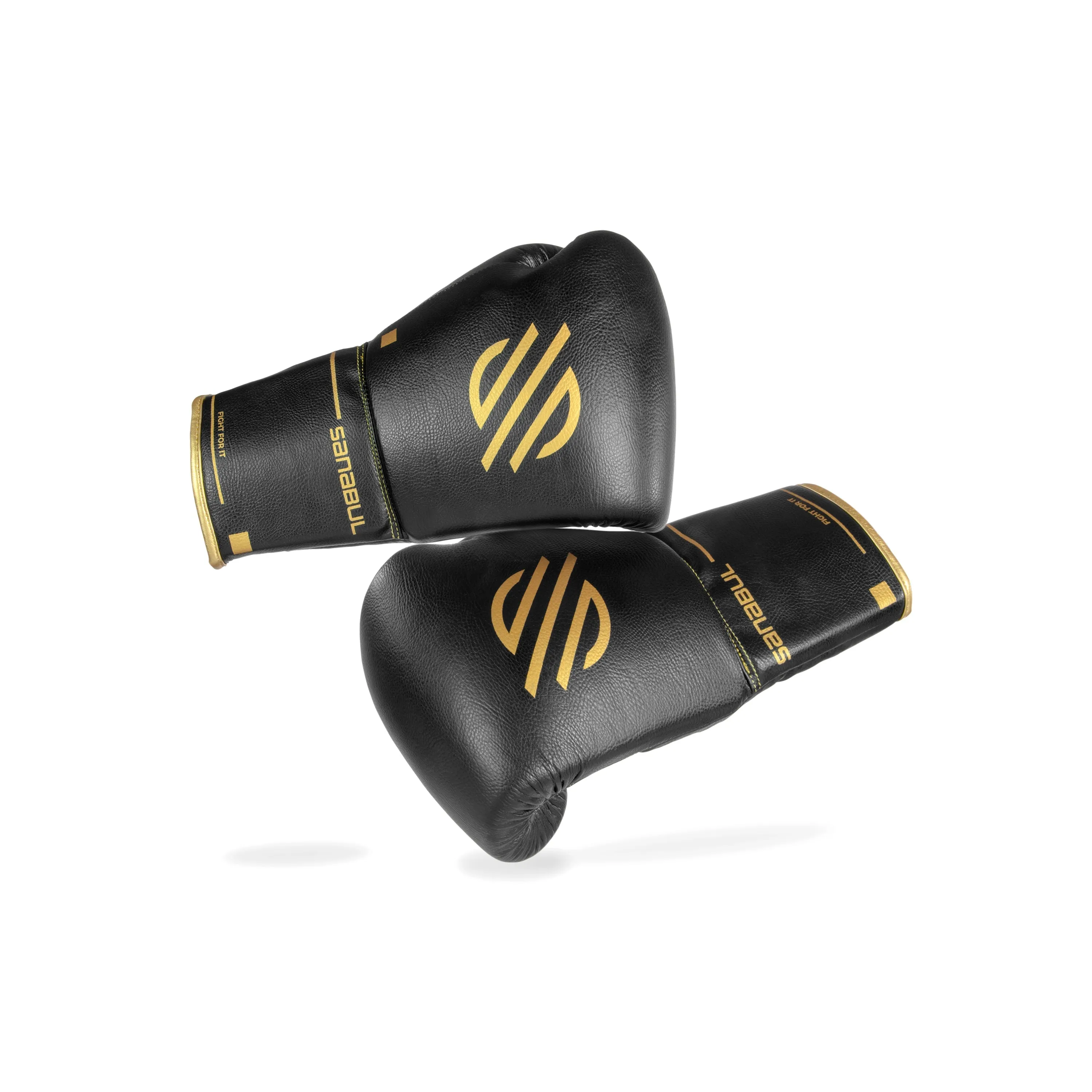 Gold Strike Professional Lace Up Boxing Gloves