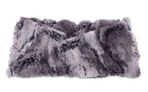 Headband - Luxury Faux Fur in Muddy Waters