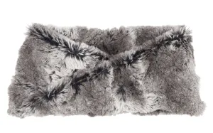 Headband - Luxury Faux Fur in Seattle Sky