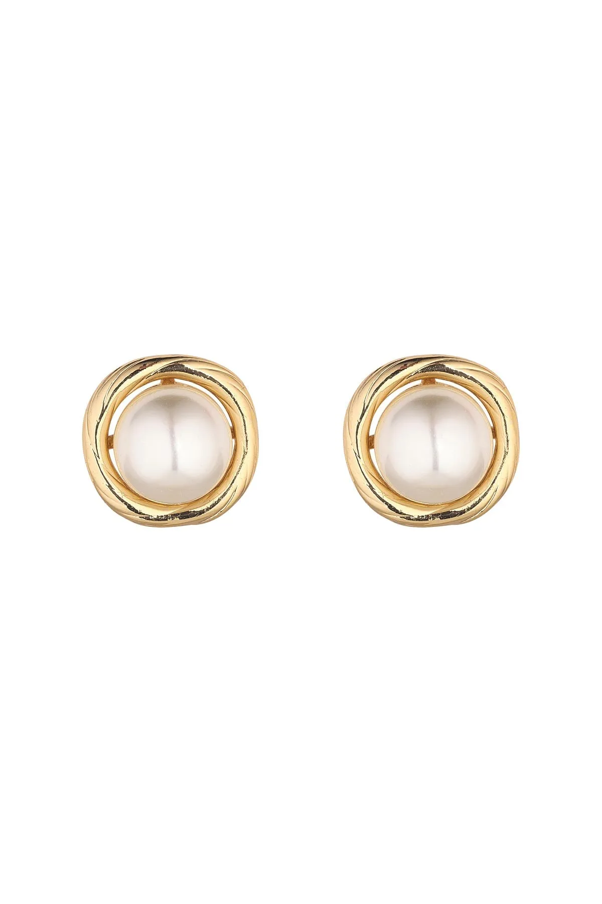 Jada Faux Pearl Stud Earrings