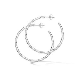 Large Waterfall Hoops