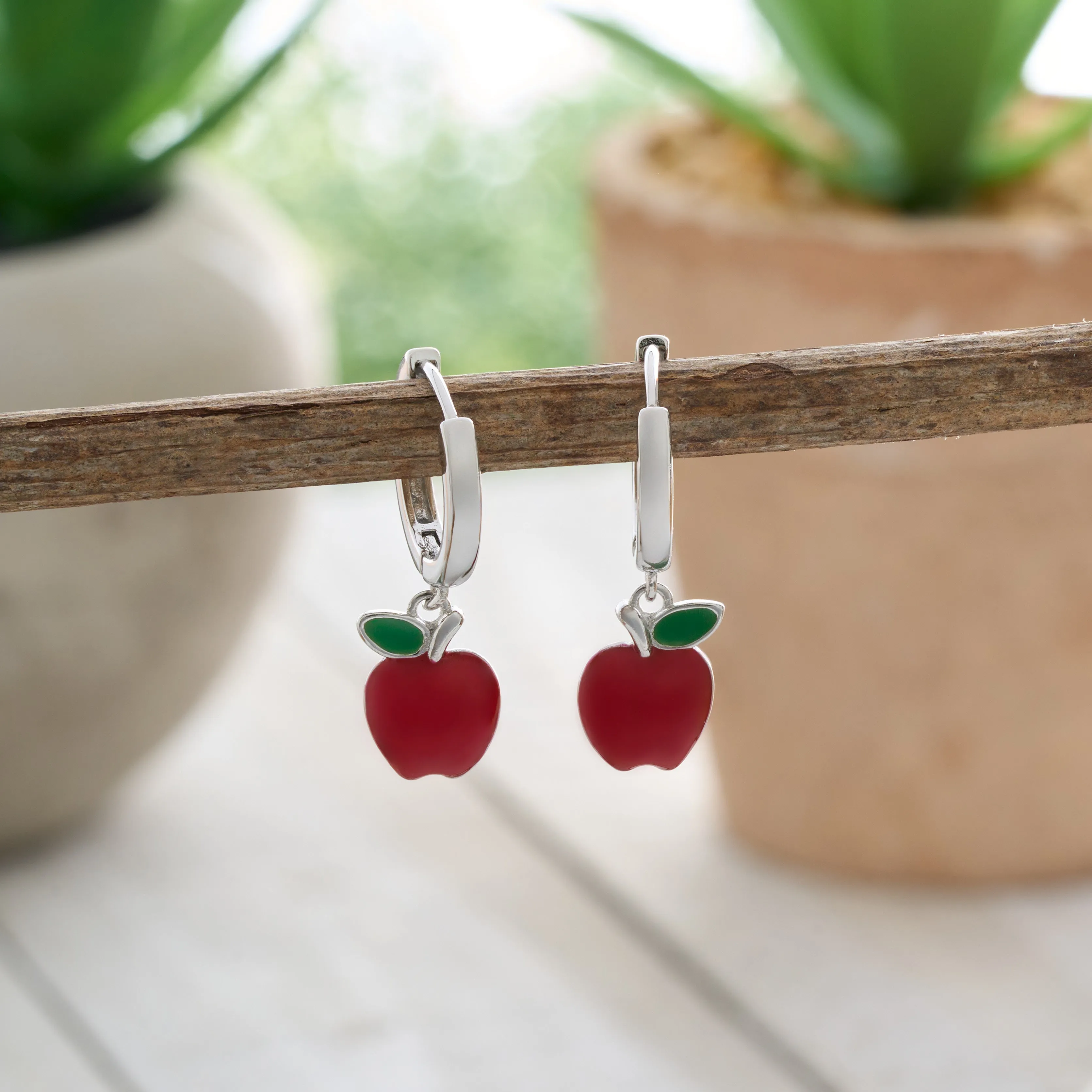 Little Apple Earrings