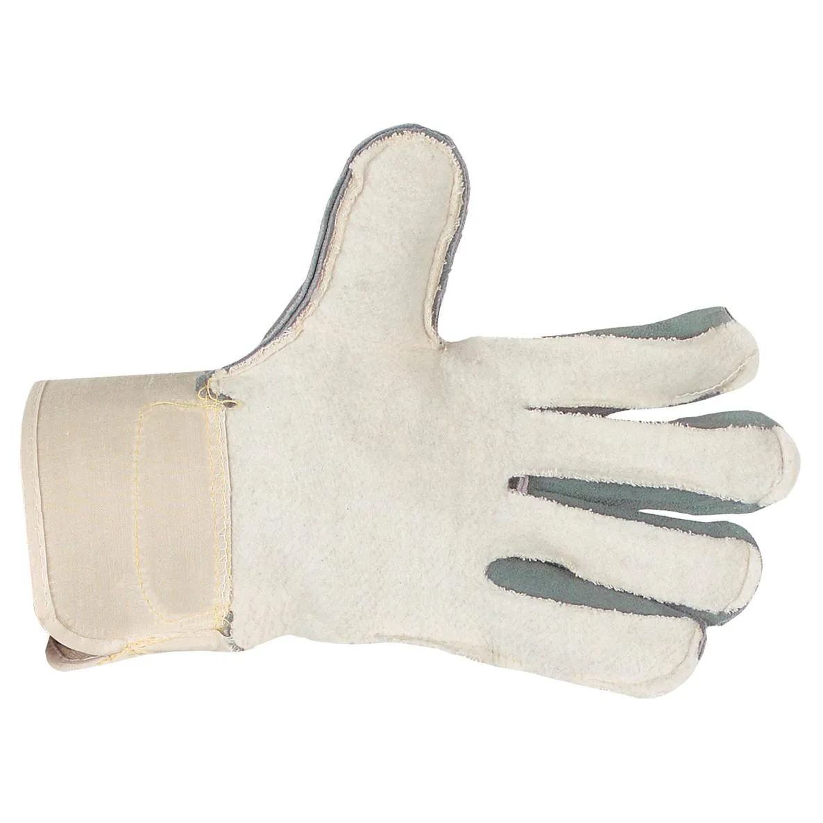 MCR Safety Big Jake Premium Leather Palm Work Gloves - 2.75" Safety Cuffs - 1700