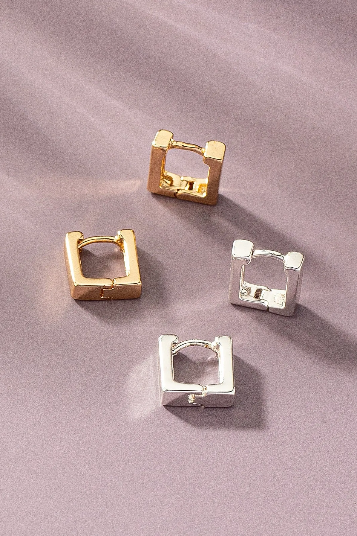 Mini Square Earrings