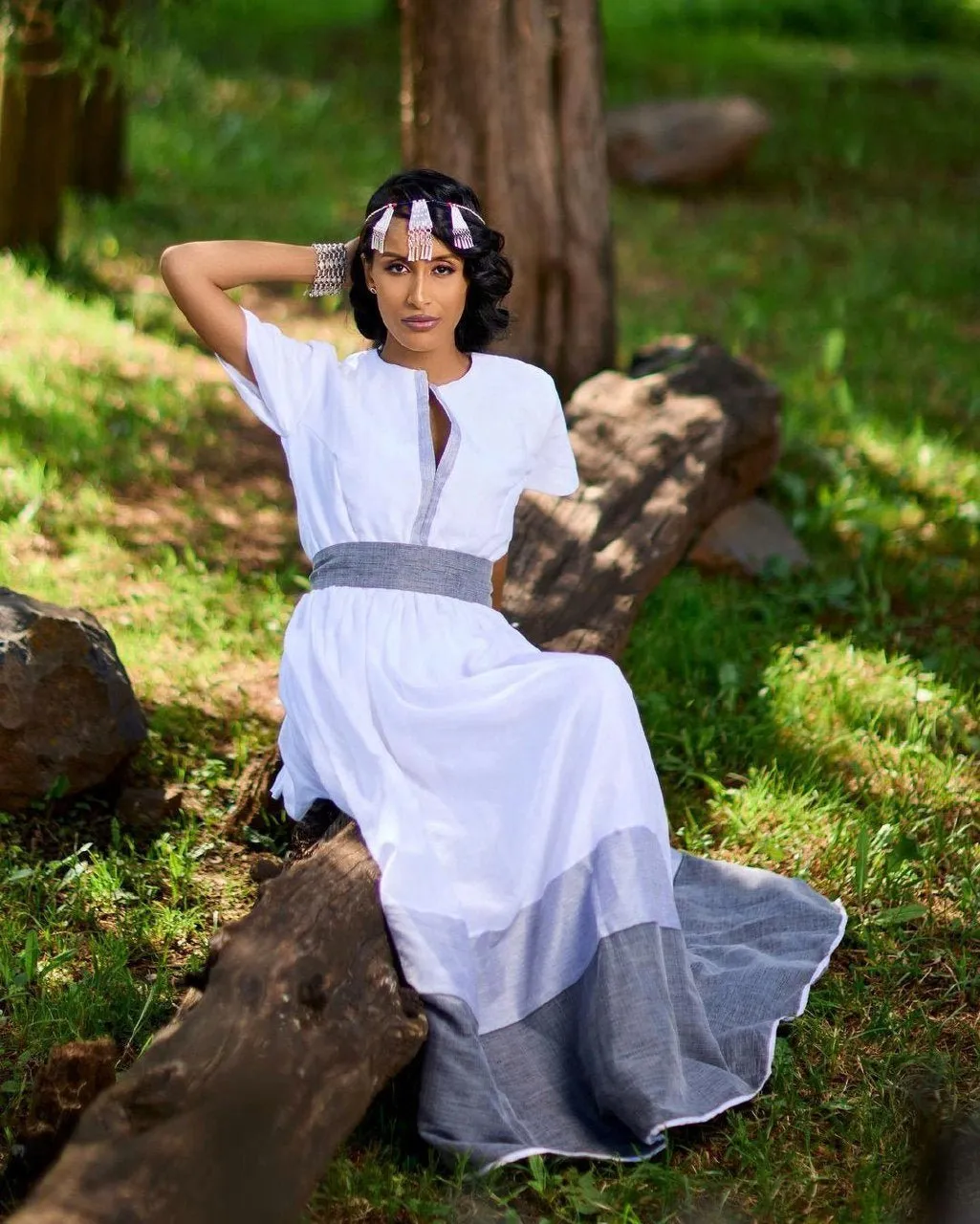 Modern Oromo Dress With Accessories Simple Oromo Dress