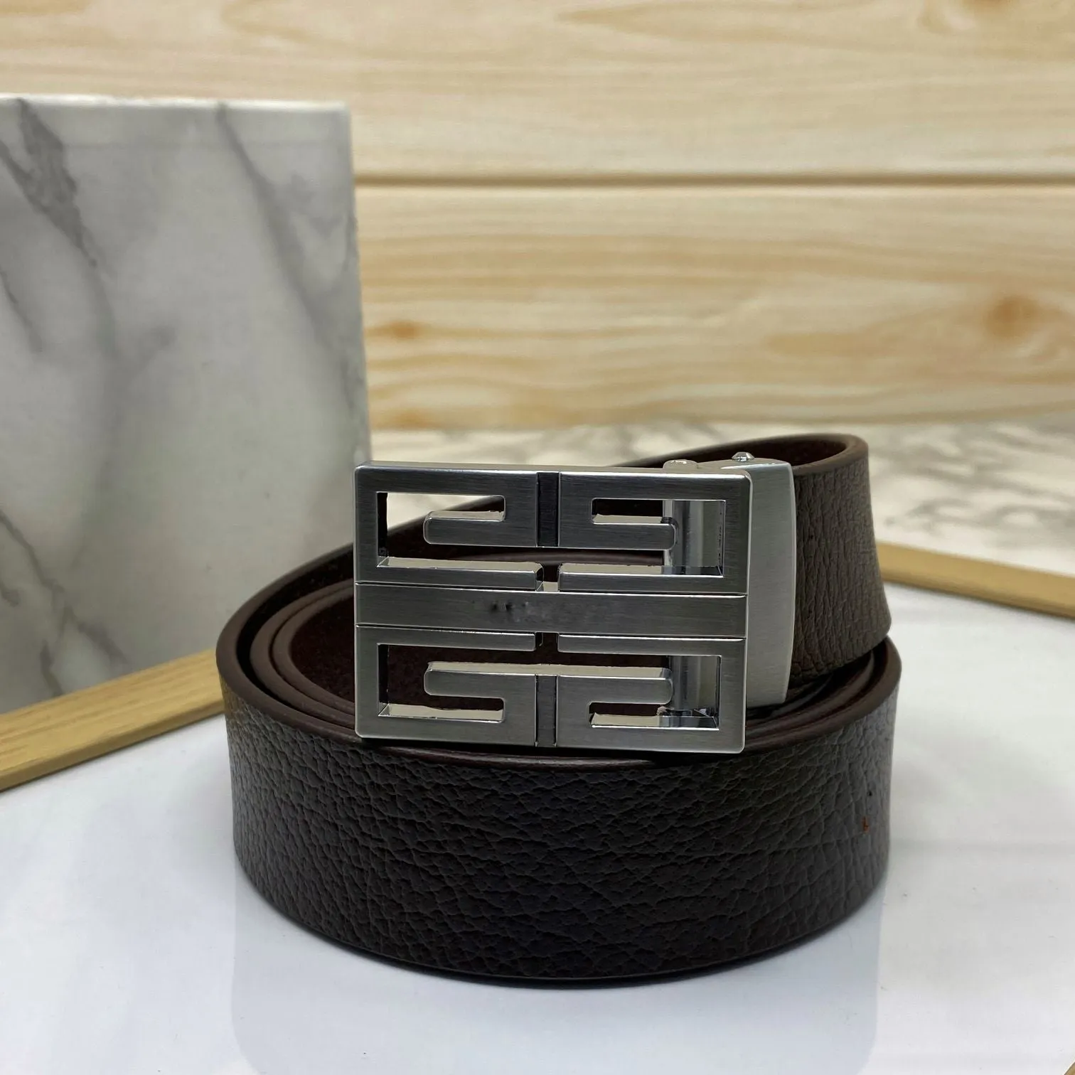 New Arrival Square Formal Leather Belt-JonasParamount