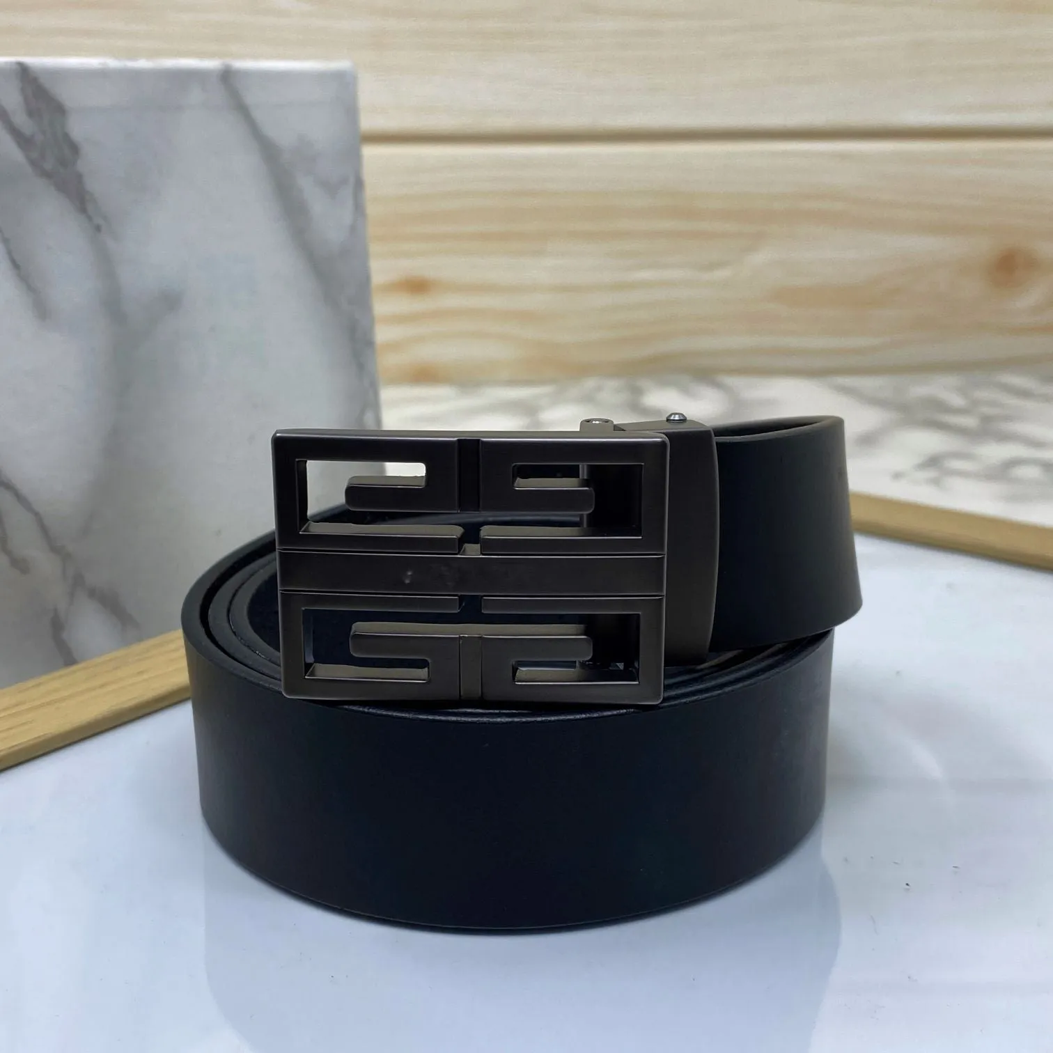 New Arrival Square Formal Leather Belt-JonasParamount