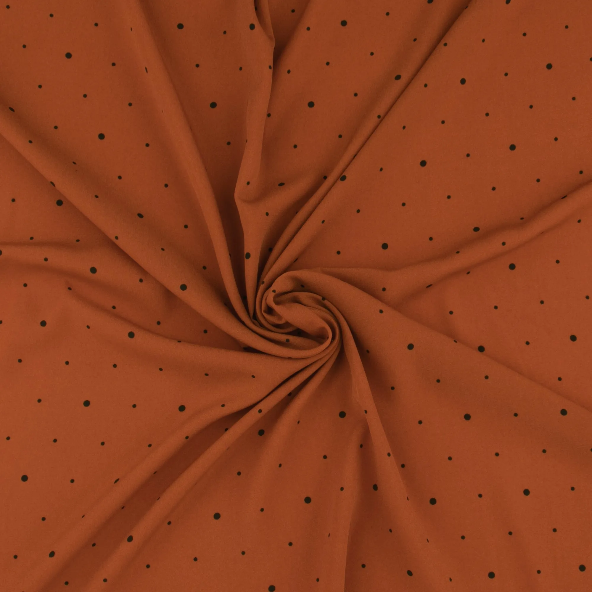 Novelty Polyester Print - 293 - Rust