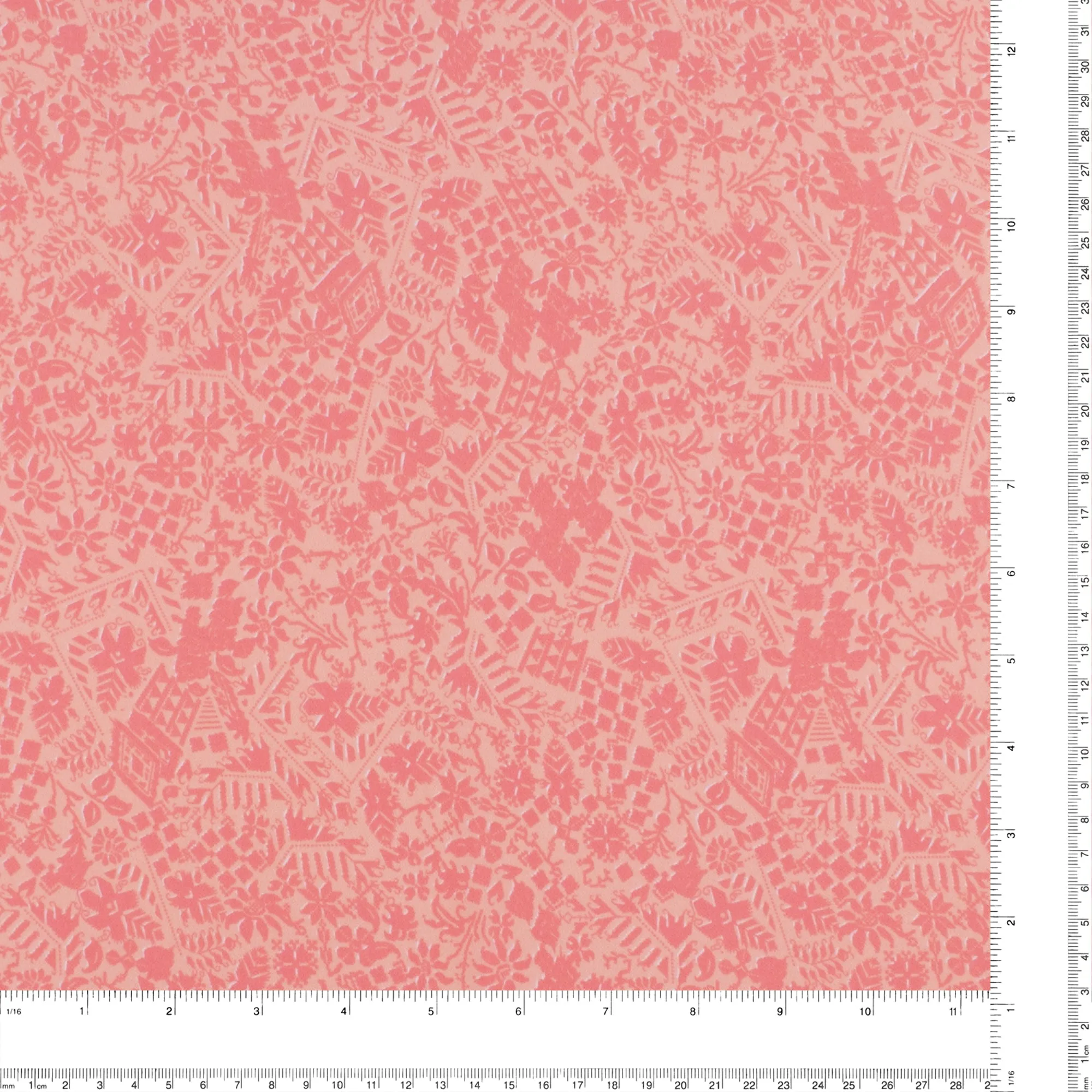 Novelty Polyester Print - 305 - Salmon