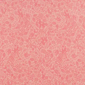 Novelty Polyester Print - 305 - Salmon