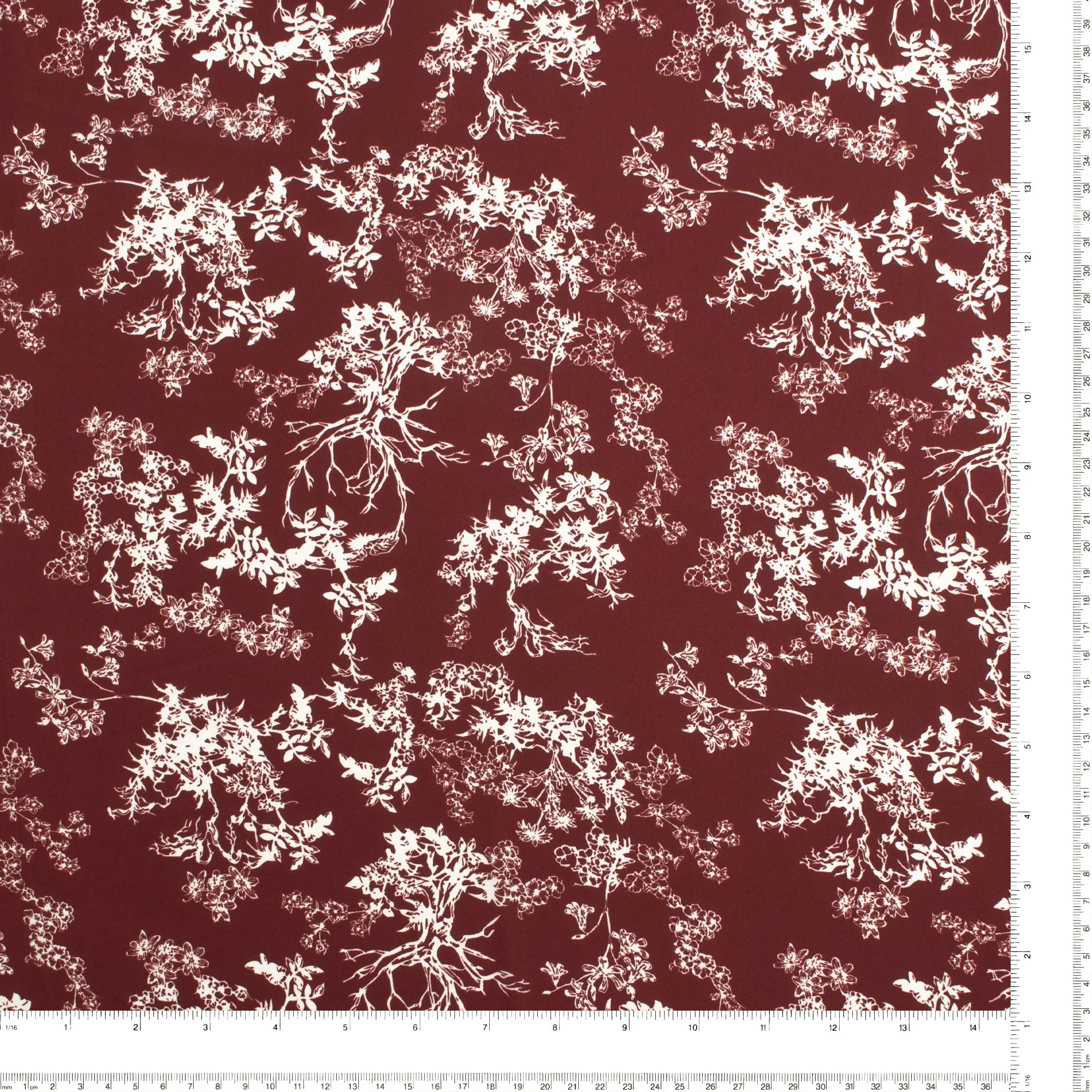 Novelty Polyester Print - 353 - Wine