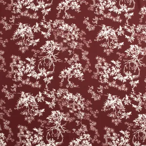 Novelty Polyester Print - 353 - Wine