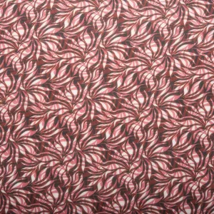 Novelty  Polyester Print - Geometric flower - Pink