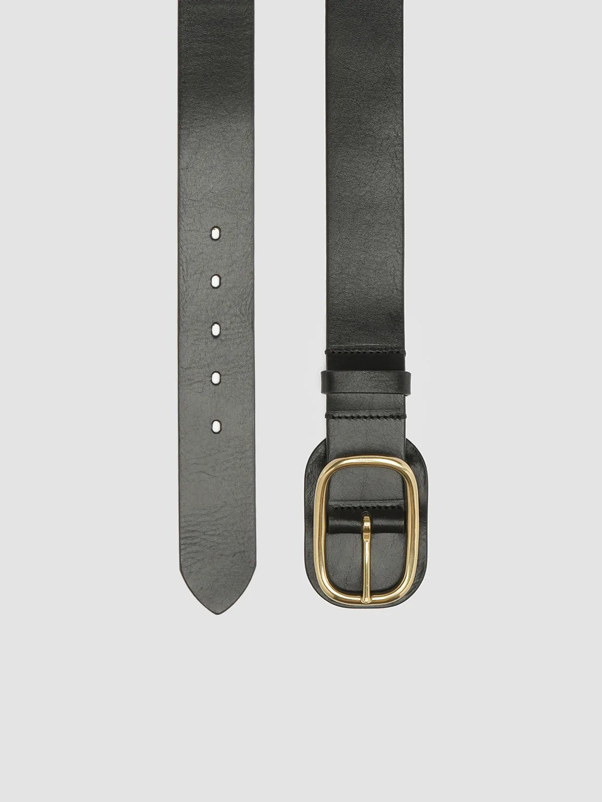 OC STRIP 058 - Black Leather belt